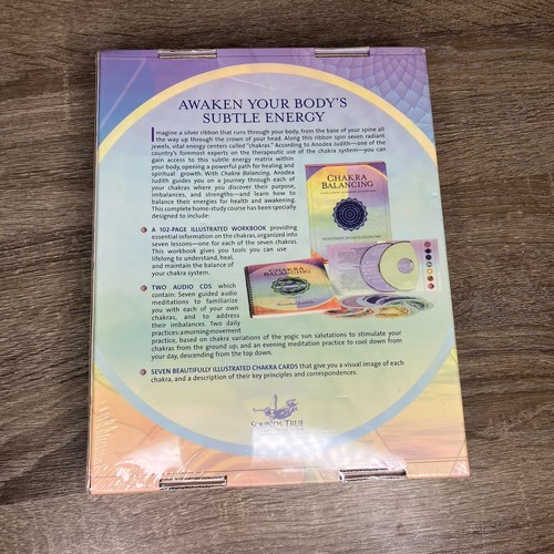 Chakra Balancing Kit w Workbook 2 CDs & Cards by Anodea Judith Brand New Sealed - Picture 3 of 7