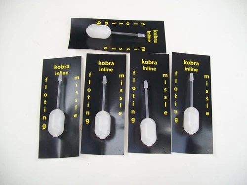 5 x Small Kobra Inline Floating Candles . New Size for Poles & Margin Fishing.