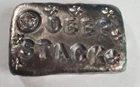 1.4 oz hand poured silver bar