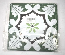 RomDeco Peel & Stick Floor Tiles Self Adhesive 10 Piece Green 11.8" x 11.8"