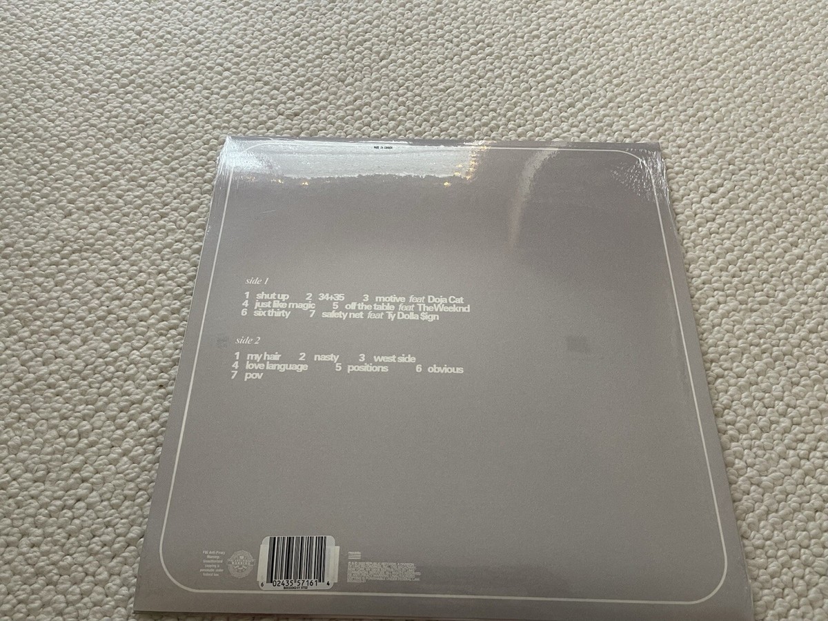 Ariana Grande Positions Limited Clear Colored Vinyl LP