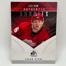 2009-10 Upper Deck SP Game Used Jakub Kindl RC #172 /699