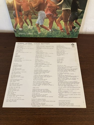 Lucio Battisti Anima Latina 1st 1974 Italy Numero Uno DZSLN 55675 Rock Pop - Foto 11 di 18
