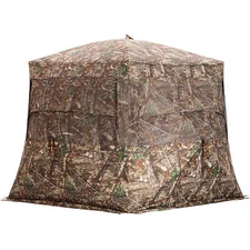 Rhino Hunting Low Hub Blind with Silent Slide Windows