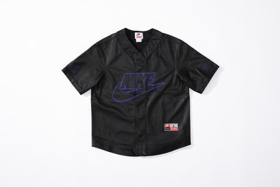 nike leather baseball jersey