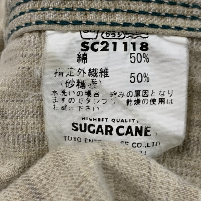 Sugar Cane Sc21118 Chambray Shirt Long Sleeve Tops JPSize L Japan