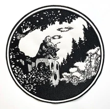 Advanced Dungeons and Dragons D&D First Edition Smoking Wizard Patch Iron On