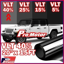 Uncut Window Tint Film Roll 40% VLT 20" 180" 15 Ft Office Car Home Commercial