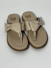 Women's Sofft Essie Tapioca Grey Size 6.5 Medium Leather Upper Beige