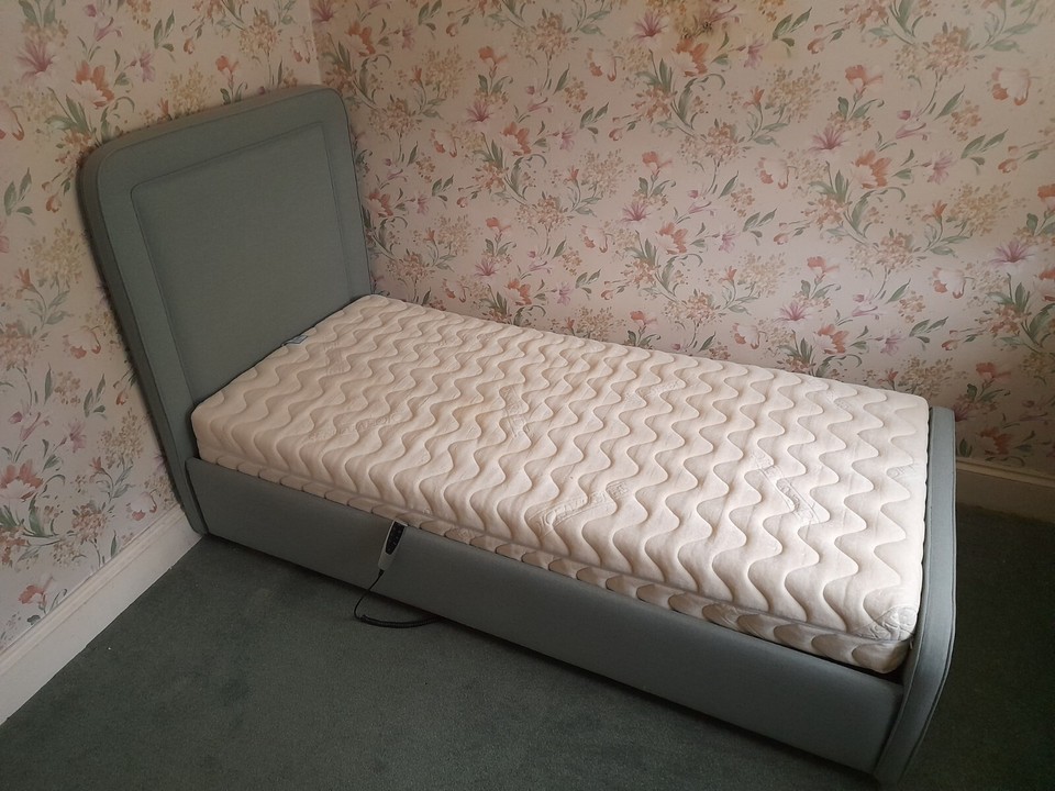 Single Adjustable Electric Bed eBay