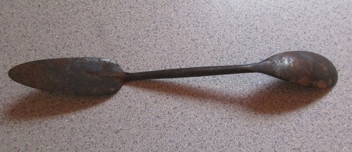 Antique Metal Apothecary Drug Store Double Ended Tool 8 1/8" - Picture 3 of 5
