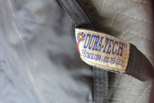 Dura-Tech Padded English Saddle Cover Carrier Bag with Zipper Dark Blue - Picture 2 of 11