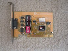 SIIG SINGLE FAST SERIAL PCI CARD 16550 16BYTE BUFFER JJ-P01012 IO1829 - WORKS 