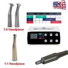 Dental Brushless LED Electric Micro Motor /1:5 1:1 Contra Angle Handpiece SA
