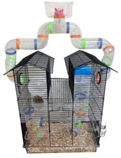 5-Level Top Play Zone Dwarf Hamster Habitat Rodent Gerbil Rat Mouse Mice Cage BK
