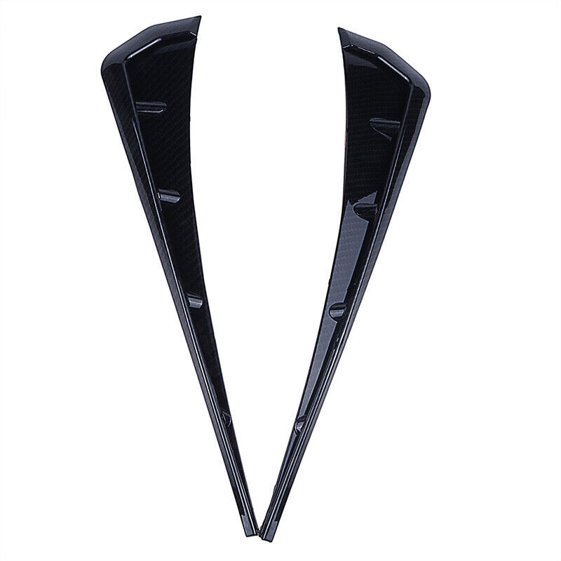 Universal 1 Pair Black / Carbon Fiber Look Car Side Fender Vent Air Wing Cover Body Moldings Trim – Buy At Low Prices In The Online Store - Foto 9