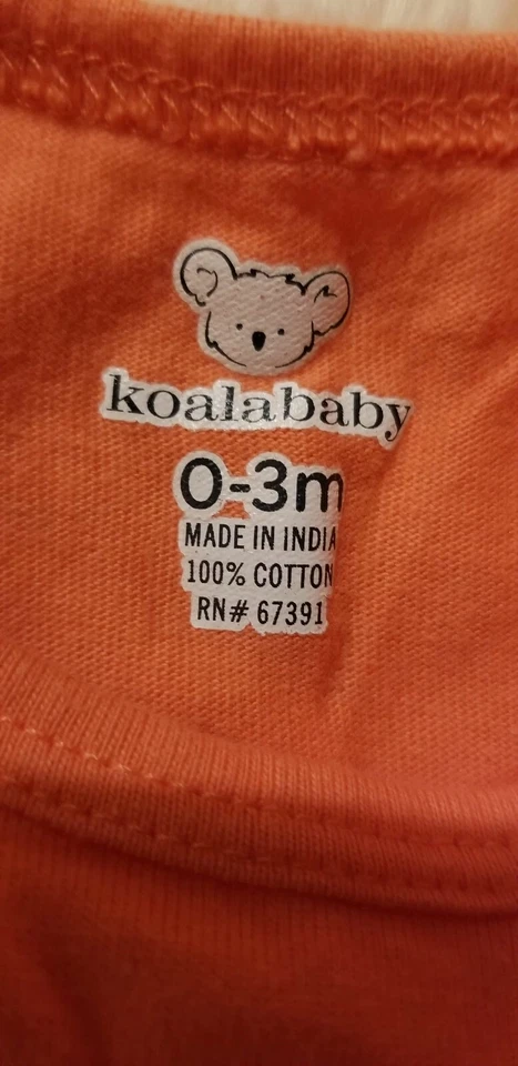 Koala Bebé Niña Mameluco y Mariposa Conjunto Paquete 0-3 Meses  Foto 4 de 4