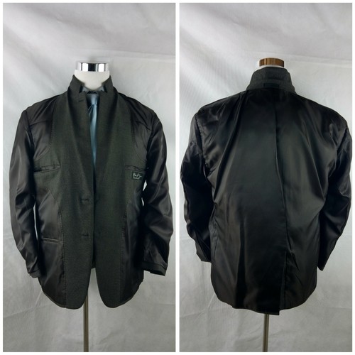 Andrew Fezza Signature Collection 40S Brown Birdseye Suit Blazer Sport Coat - Picture 10 of 11