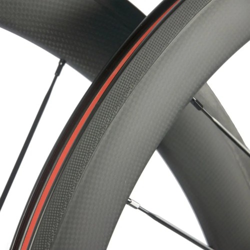 700C Clincher 50*23mm Carbon Road Bike Wheelset Basalt Brake Surface R13 Hub - Picture 6 of 15