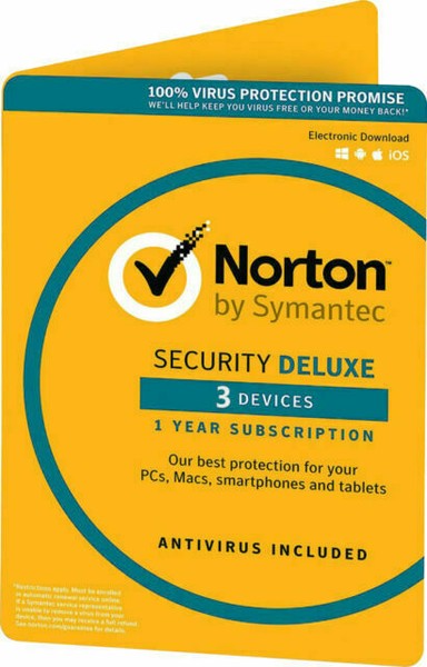 Norton 3 Devices Antivirus Security Deluxe 2019 for sale online | eBay