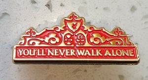 Liverpool Fc Official Pin Badge Shankly Gates You Ll Never Walk Alone Red Ebay