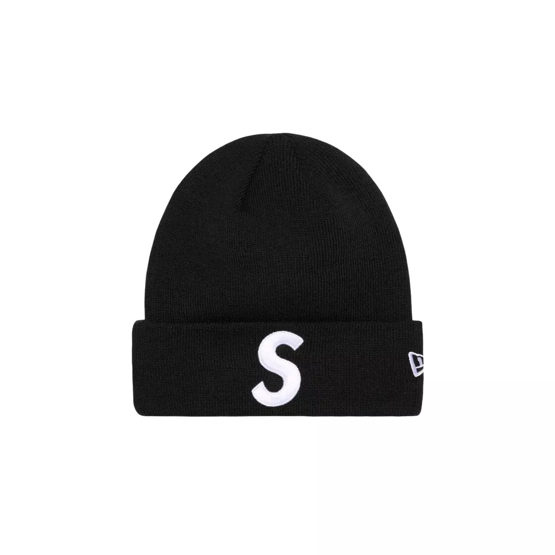Bonnet noir avec logo Supreme New Era S   23FW  