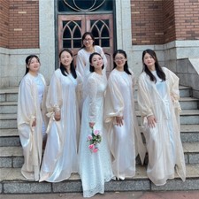 Muslim Open Modest Women Bridesmaid Kaftan Cardigan Long Dress Dubai Abaya Robes