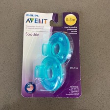 AVENT SOOTHIE PACIFIER Philips Avent 0-3 Months 2 PACIFIERS