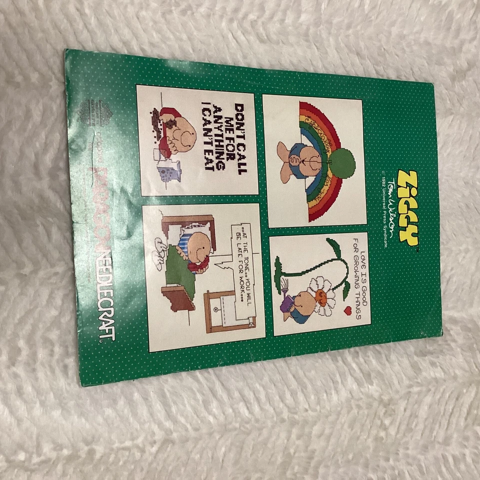 Ziggy Tom Wilson Designs 图案书籍十字绣复古 1982 年 17 页 — 第 2/4 张图片