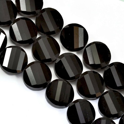Faceted Glass Crystal Beads Disc Coin for Jewellery Making 14mm 25 Pcs - Picture 9 of 11