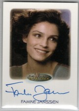 THE WOMEN OF STAR TREK 2010 FAMKE JANSSEN AS KAMALA AUTOGRAPH VL NEXT GENERATION