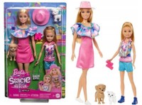 Barbie Doll Stacie Doll Set Of 2 Dolls + 2 Dogs HRM09 Mattel