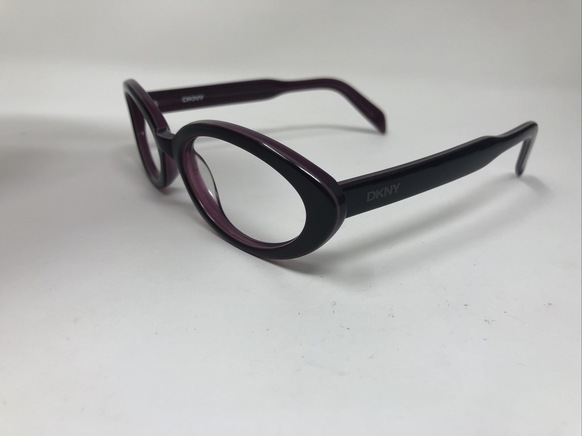 Dkny Stuyvesant K0510 Sunglasses Vintage Black plastic Oval w/ angles unisex DKNY Women main image 2