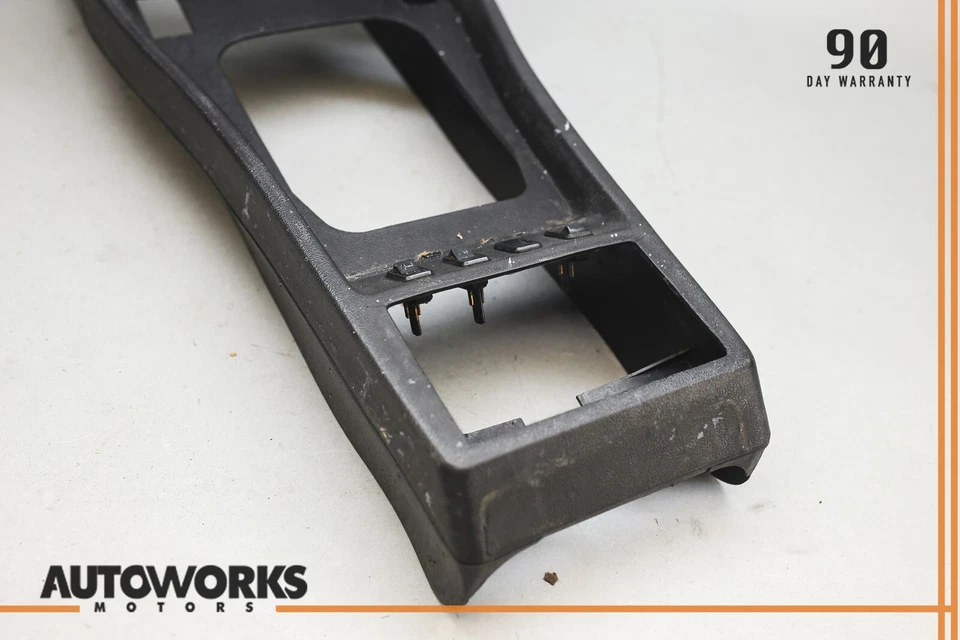 83-87 Porsche 944 consola central embellecedor panel bisel negro 477857951 OEM Foto 4 de 4