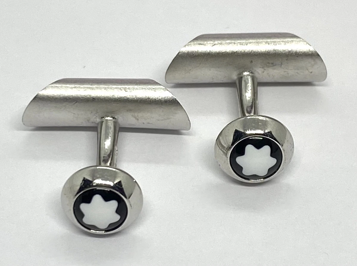 Montblanc Sterling Silver Cufflinks for Men for sale | eBay