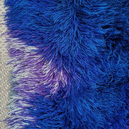 Vintage RYA Pop Art Abstract Wool Rug Mid-Century Scandinavian Panton Style - Picture 21 of 24