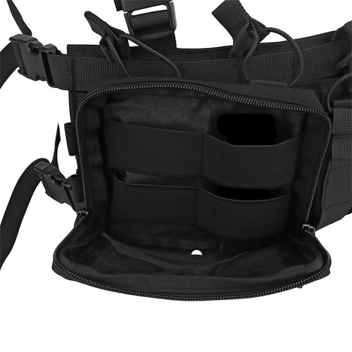 WoSporT Tactical Chest Rig Tool Vest Tactical Vest w/ Mag Pouch Military Gear MC - Picture 4 of 25
