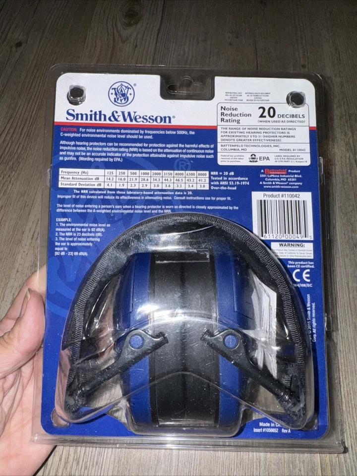 Smith & Wesson 耳罩保护西格玛电子 NRR 20 降噪 — 第 2/4 张图片