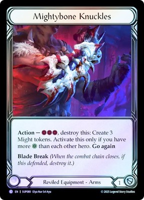 FAB  COLD FOIL  Mightybone Knuckles  - Super Slam Card # 080