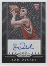 2015-16 Panini Prizm Auto Sam Dekker #P-SDK Auto 4m6
