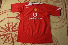 MANCHESTER UNITED ENG 2004 2006 FAN remake FOOTBALL SHIRT JERSEY HOME SIZE XL