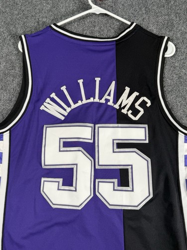 Jason Williams Sacramento Kings Adidas Jersey Mens L Hardwood Classics Stitched - Picture 5 of 9