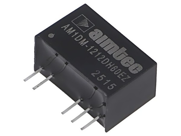 AM1DM-1212DH60EZ Wandler: Dc/Dc 1W Ueing: 10,8-13,2VDC Uausg: -12VDC Iausg: -42M-image