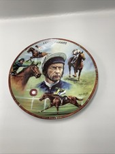 Danbury Mint Great Jockeys Collectors Plate - Lester Piggott