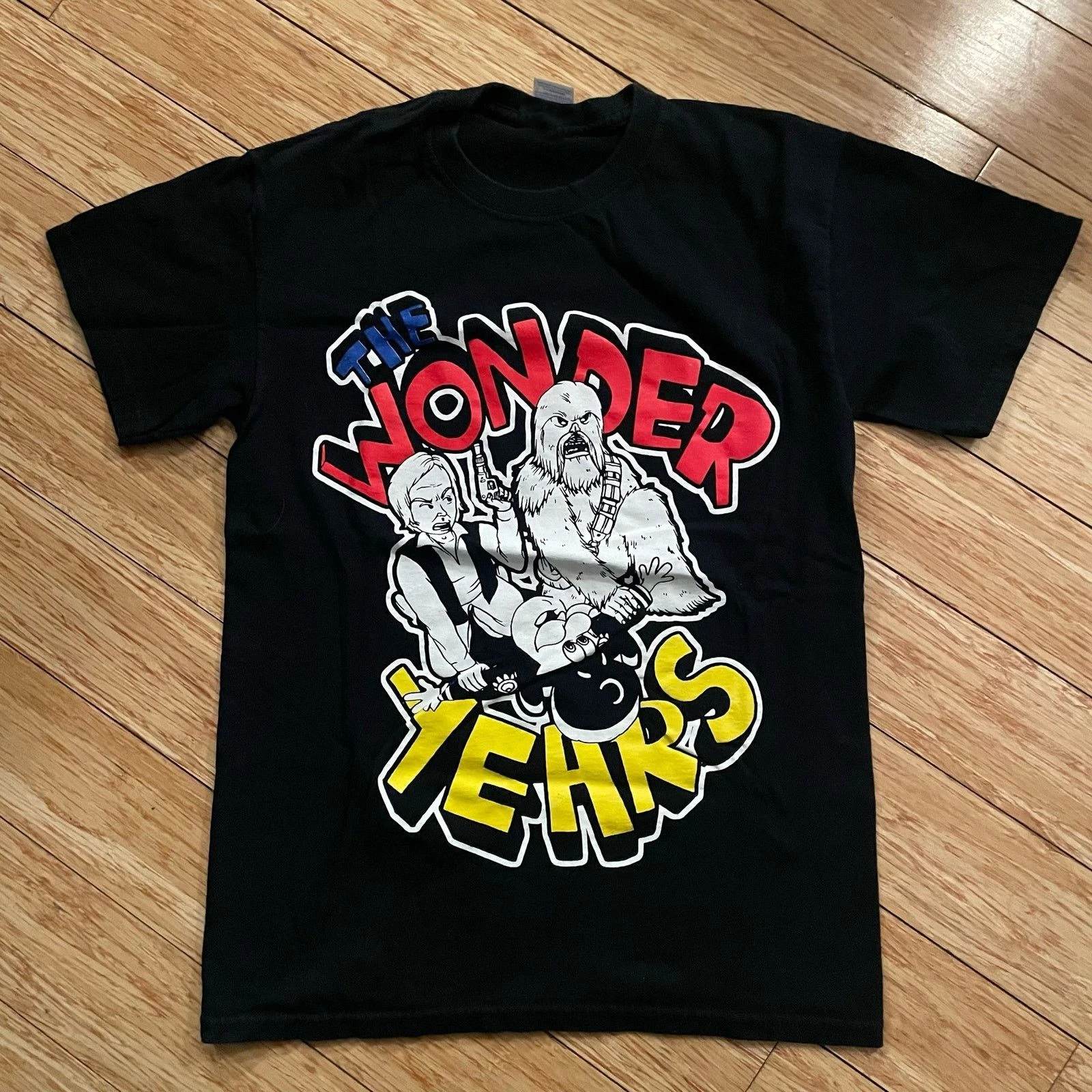 The Wonder Years Men's Solo Chewy Holdin Captain Down Graphic T-Shirt