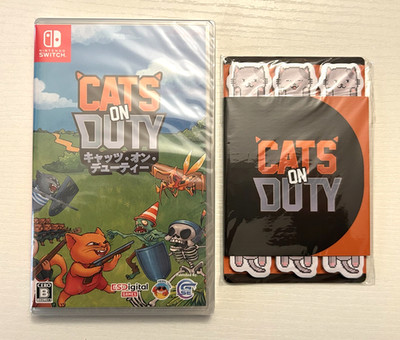 Cats On Duty - Multi-Language Nintendo Switch + Bonus promo BRAND NEW US SELLER