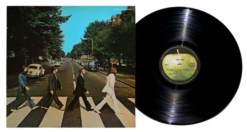 The BEATLES - Abbey Road LP 1975 Apple Japan Vinyl W/ Insert "Something" EX!