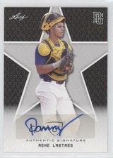 2020 Leaf Perfect Game National Showcase 44/50 Rene Lastres #BA-RL1 Auto nd3