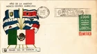 Dr Jim Stamps Mexico Fdc 80C Airmail 1966 Year Of Friendship W/ Central America
