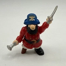 Great Adventures Red Shirt Pirate Ship Captain Action Figure Fisher-Price 1995